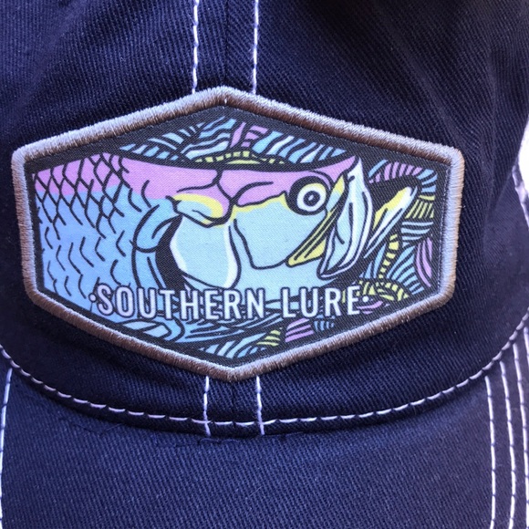 Southern Lure Bass Patch Navy Blue Hat NWT - Picture 3 of 8